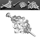 4x Viking Celtic HairPins Clip Hair Accessories Celtic Knot Hair Barrette