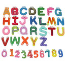 36Pcs Wooden Letters Numbers Home Decor Fridge Magnets Educational Learn Toys