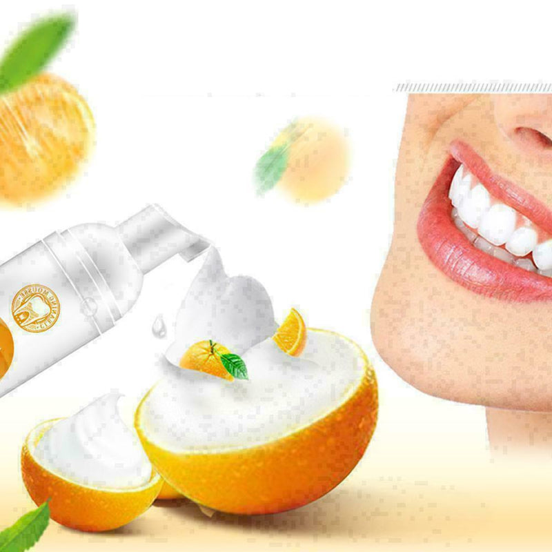 60ml Oral Care Whiten Oral Hygiene Mousse Remove Stain Foam Toothpaste R7T8 Z7D0