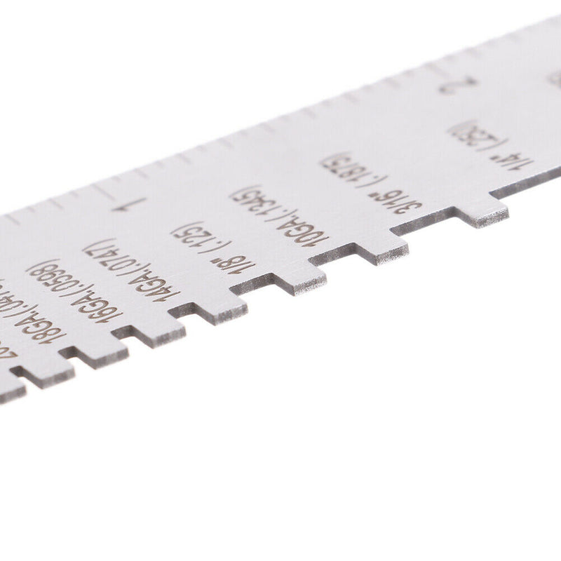 1Pc wire gauge thickness measuring tool wire/sheet metal gage measurement pl Gw