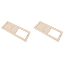 2 Pack Multi-Functional Cedar Gable Vent, Ventilation Louvers Cedar Sauna