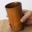 11.5cm Wood Wooden Mug Beer Cup Groomsmen Primitive Handmade Coffee Cup