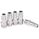 5pcs Euro Air Line Hose Fitting 1/4" Quick Release Air Compressor Connector ME