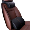 Leather Auto Car Neck Pillow Memory Foam Pillows Neck Rest Seat Headrest Cu