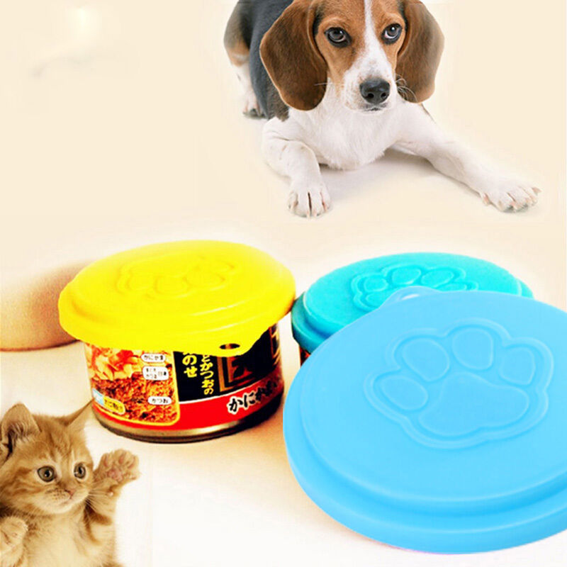 1 x Pet Food Can Cover Lid Cat Dog Tin Plastic Reusable Storage Cap NEW 88mm-NEW