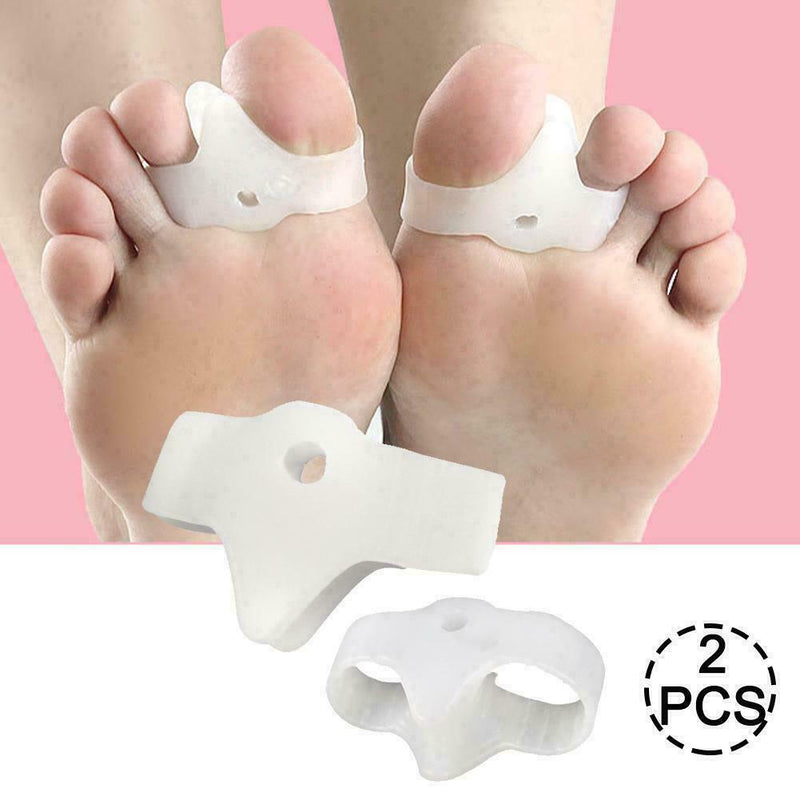 1 Pair Silicone Gel Bunion Toe Corrector Orthotics Separator Pain T7G1