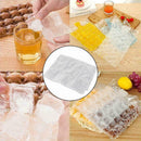 10pcs Clear Disposable Bag Ice Cube Bags Fridge Freezer Plastic Cubes Maker C2I1