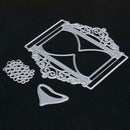 3pcs DIY Sandglass Metal Cutting Dies Stencil Scrapbooking Embossing Craft