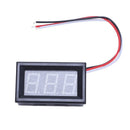 Mini Digital Voltmeter Panel meter LED Voltage Indicator with 3 Cable DC 0-