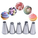 5PCs Large Icing Piping Nozzles Cake Baking Cookie Cupcake Piping Nozzle DeSEAU