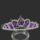 Wedding Bridal Purple Crystal Rhinestone Princess Pageant Tiara Crown Headband