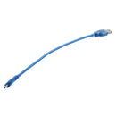 Blue 12.2 Cable High Speed USB A Male to Micro B 5-Pin Male Extension Cable