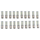 20PCS Super White 1157  18 SMD 5050 LED Tail Brake Stop Light Bulb OZ