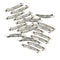 20pcs Blank French Barrette Hair Clips for DIY Women's Hair Accessories 8cm