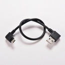 Micro USB 5 Pin Male to 2.0 A Male Cable Converter 90 Degree Adapter Right LI