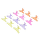12pcs Women Practical Plastic Butterfly Style Grip Hairpin Hair Claws Clips