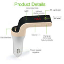 Wireless Bluetooth Car FM Transmitter Kit MP3 Player USB Charger Music Receiver