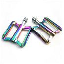 Bike Pedals High Strength Mountain Bicycle Pedal Sets with Bearings Multicolor
