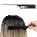 Professional Weaving Highlighting Foiling Hair Comb Hair Styling Comb Black