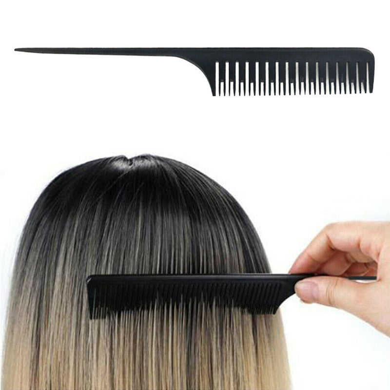 Professional Weaving Highlighting Foiling Hair Comb Hair Styling Comb Black
