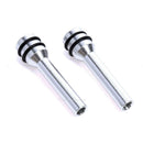 2pcs Universal Aluminum Interior Door Lock Knob Knobs Pins for Car Truck