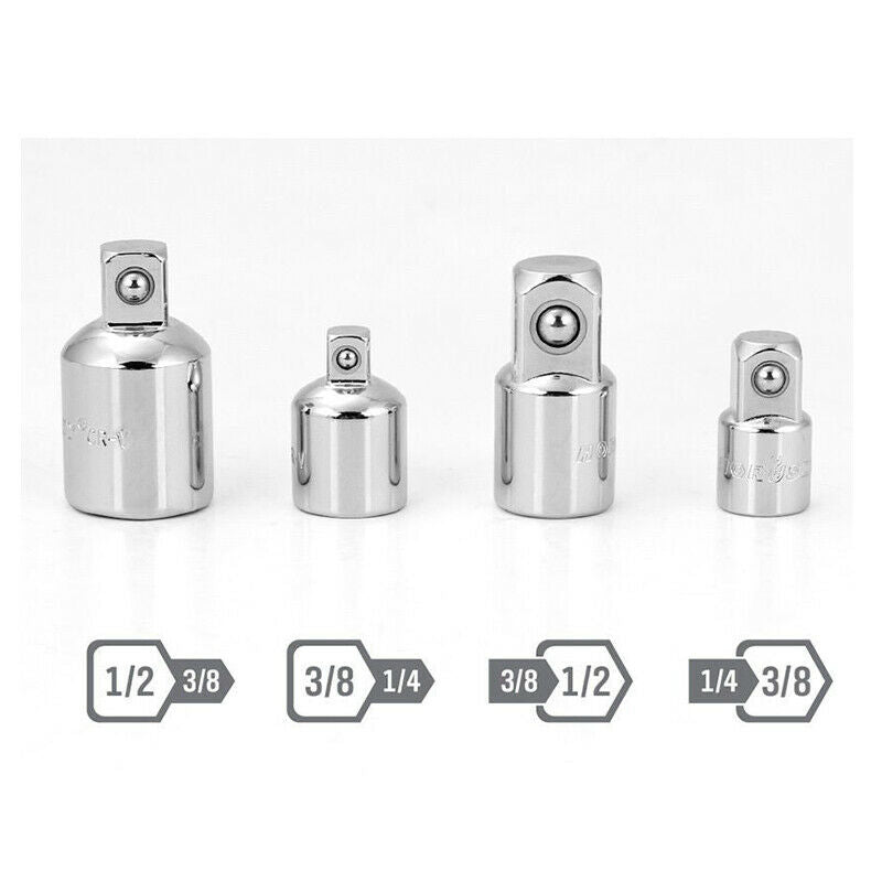 7-Piece Universal Joint Set, Socket Drive Adapter and Reducer Set, 1/4 inch J7L9