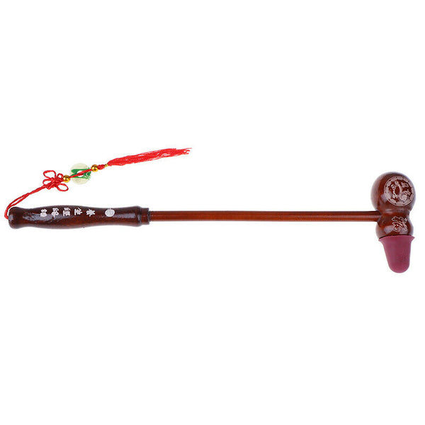 1Pc Wooden Massage Hammer Stress Relax Massage Device Knocking Hammer Stick T-3C