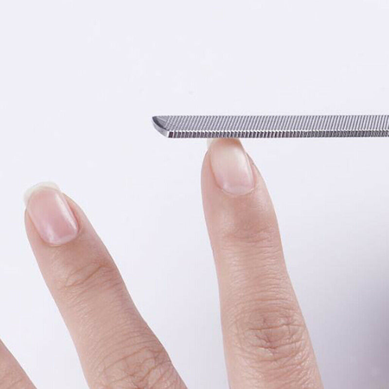 2Pcs Metal Nail Art File Grinding Polisher Manicure Scrubber Pedicure Tools