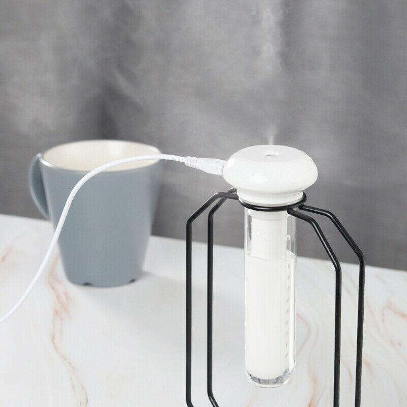 White Adjustable Height Donut USB Humidifier Portable Ultrasonic Mist Maker Z4U3