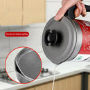 1.7L Stainless Oil Filter Pot Container Can Grease Dripping Strainer Separator