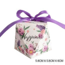 25pcs Floral Candy Box Wedding Box Wedding Favors and Gifts Event Party Sup
