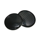 4Pcs Black Carbon Fiber Auto Car Wheel Hub Center Caps Cover 60mm Plast UZF