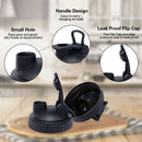 Mason Jar Lids - 4 Pack Canning Lids Flip Cap Lids with Leak-Proof Seal Sto U3B1