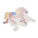 1 Pcs Pegboards for DIY Beads Hama Fuse Beads Clear Horse Design Board ME