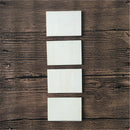 30x Blank Plywood Wood Business Card Wooden Name Card Unfinished Wood Plaque