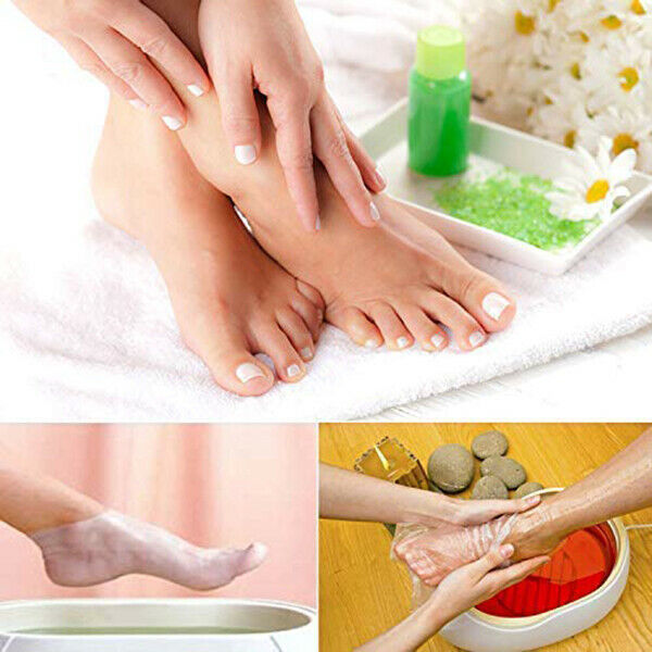 200Pcs Paraffin Wax Liners for Feet,Larger Thicker Thermal Therapy Plastic  S6B4