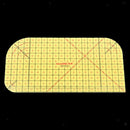 2x Hot Ironing Ruler Patchwork Craft DIY Sewing Supplies Measuring Tool 20x10cm