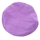 4Pcs Elastic Winter Plush Round Chair Seat Cover Removable ~Purple_Size 4