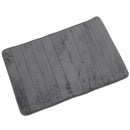 Bath mat memory foam non-slip Bath mats 50*80 cotton Super absorbent-dark g M5V4