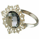 12PCS Diamond Napkin Ring Serviette Holder Wedding Dinner Banquet Decor I3D O4B5