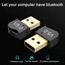 USB Bluetooth 5.0 Adapter Wireless Dongle Stereo Audio Receiver For PC Laptop