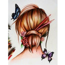 Butterfly Girl 5D DIY Diamond Painting Mosaic Cross Stitch Embroidery Decor