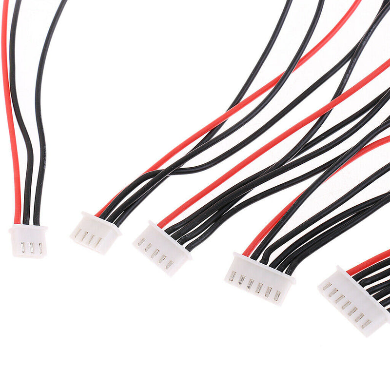 10 Pieces JST-XH Plug Charger Cable Adapter 2-6 S RC Battery Charging Cable