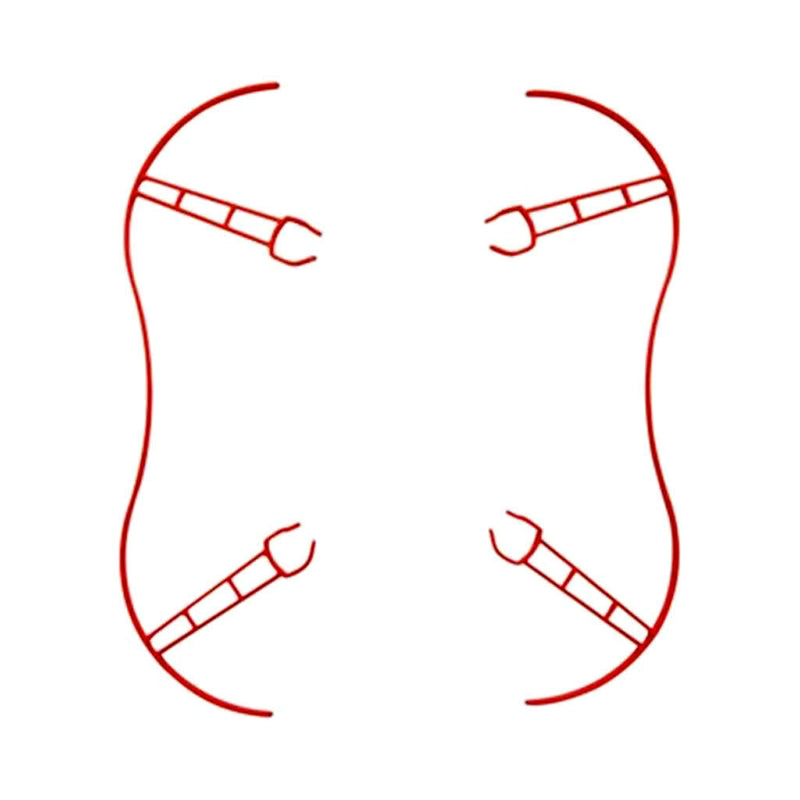 2 pcs Parrot Bebop 2.0 Propeller Props Guard Crash Protector Cover Red