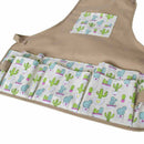 Cute Durable Canvas Garden Tool Apron Gardening Workers Apron Bib for Women