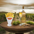 Cup Kitchen Fries French Fries Salad Bowl Plastic Kitchen Finishing Cup 0WM7