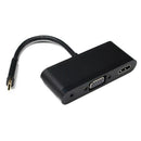 USB-C 3.1 Type C to 4K HDMI & VGA Adapter for Notebook Laptop MacBook Googl O5Q9