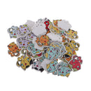 50Pcs Cute Cat Wooden Buttons 2-Holes for Kids Scrapbooking Embellishments