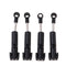 4Pcs RC Upgrade DIY Parts Shock Absorber for WPL C14 C14K C24 C24K 1:16 Car