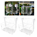 2 Pcs Breeding Box Fish Aquarium Fish Tank Breeder Isolation